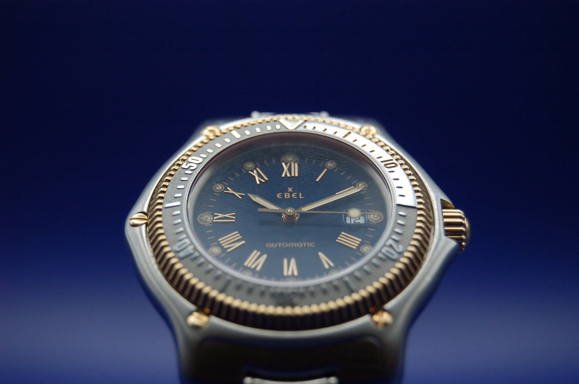 Ebel Voyager 38mm - Nahaufnahme Zifferblatt und Zeiger