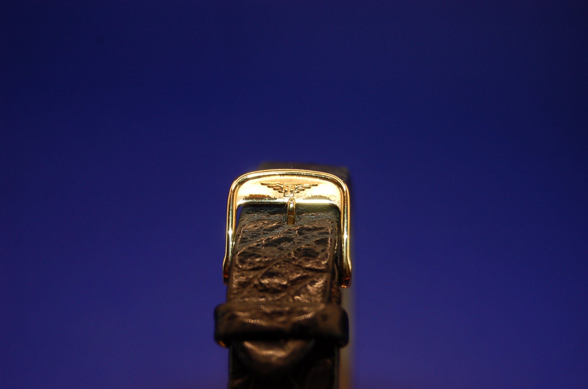 Longines La Grande Classique Lederarmband - Ansicht Dornschließe