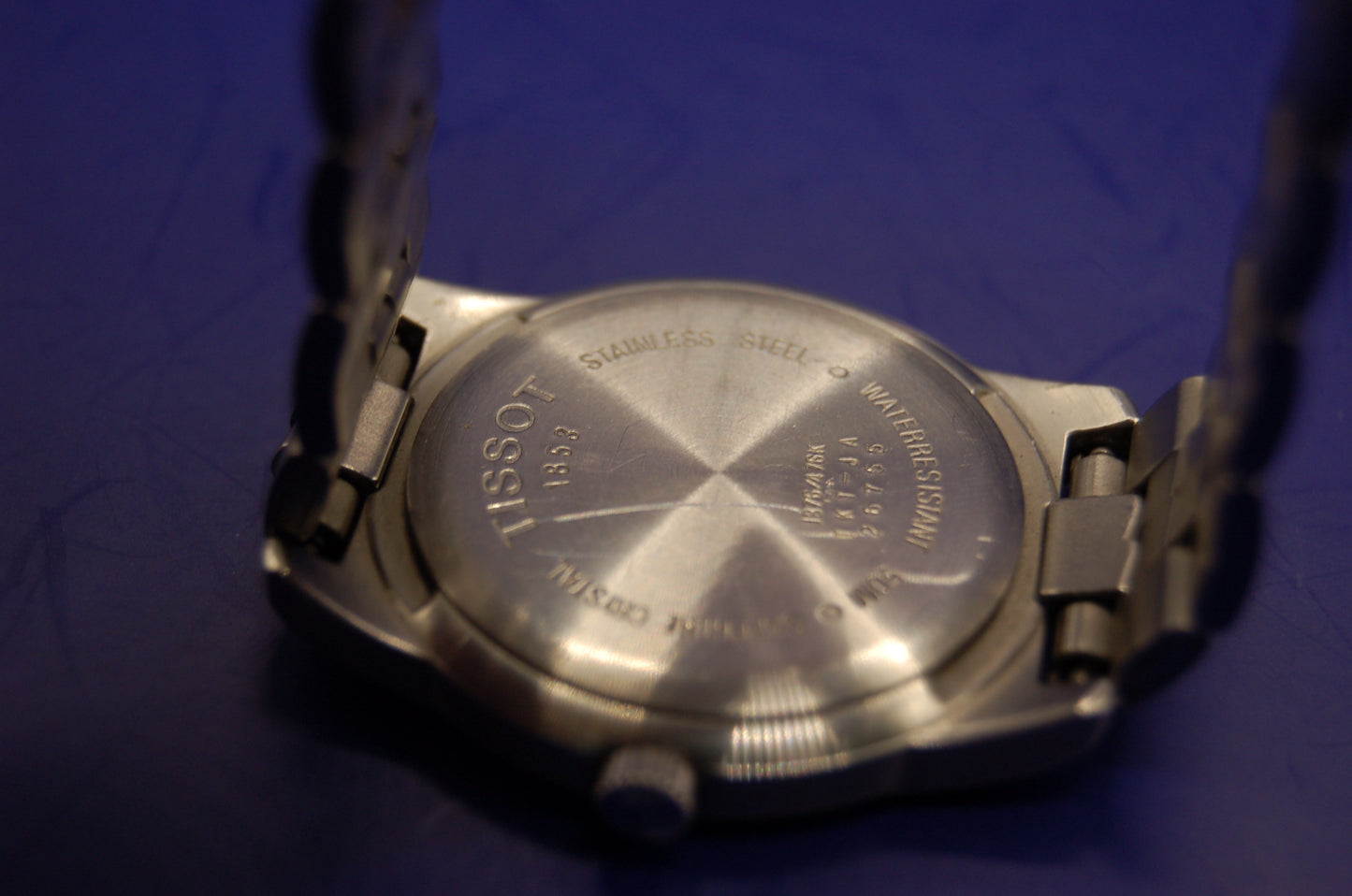 Tissot PR50 Referenz J376/476K - Detailansicht Gehäuseboden