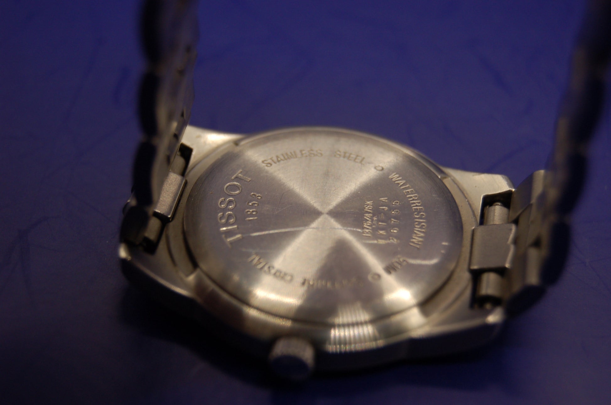 Tissot PR50 Referenz J376/476K - Detailansicht Gehäuseboden