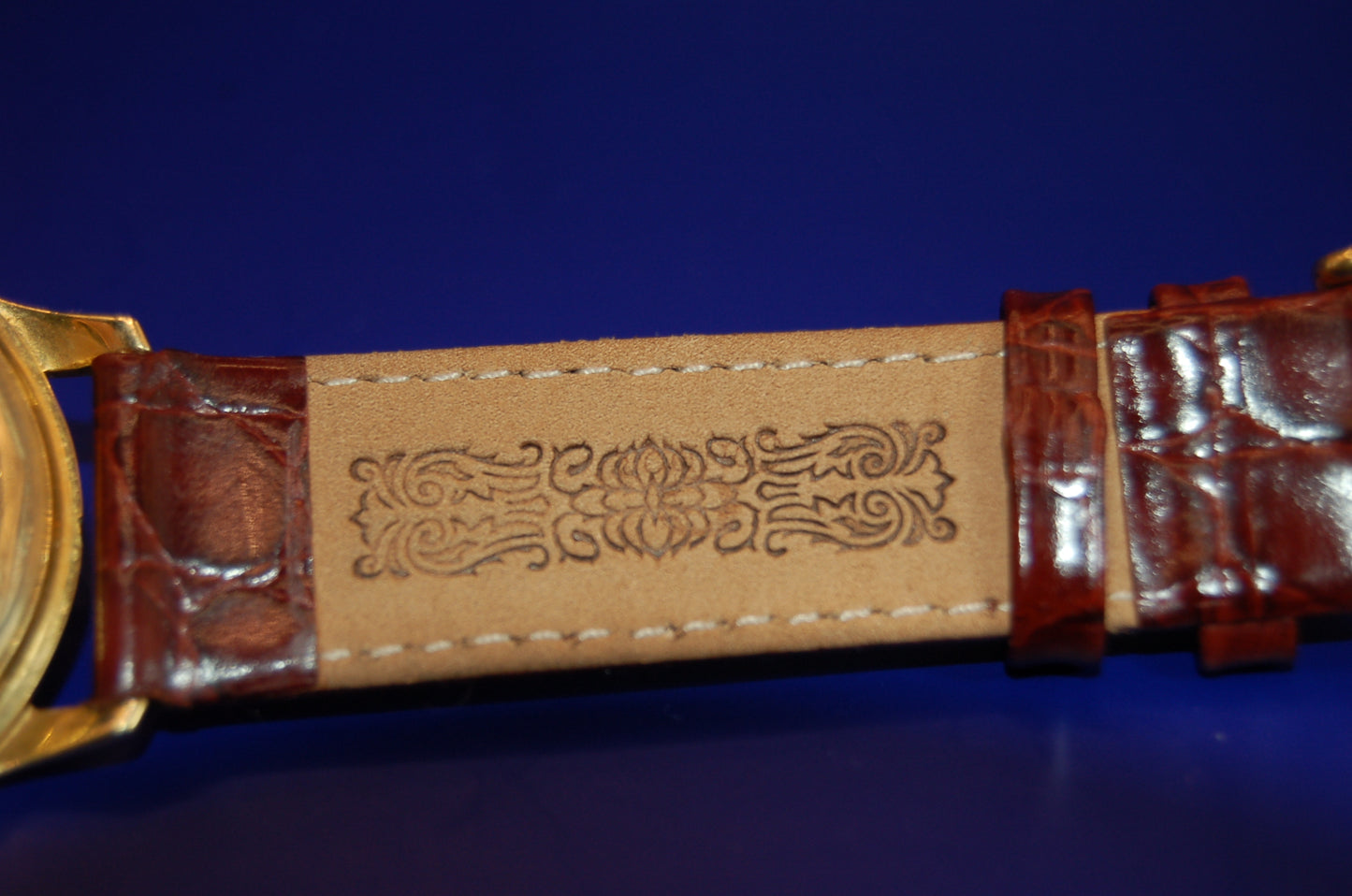 Zenith Automatic Chronometer - Ansicht mit Lederarmband