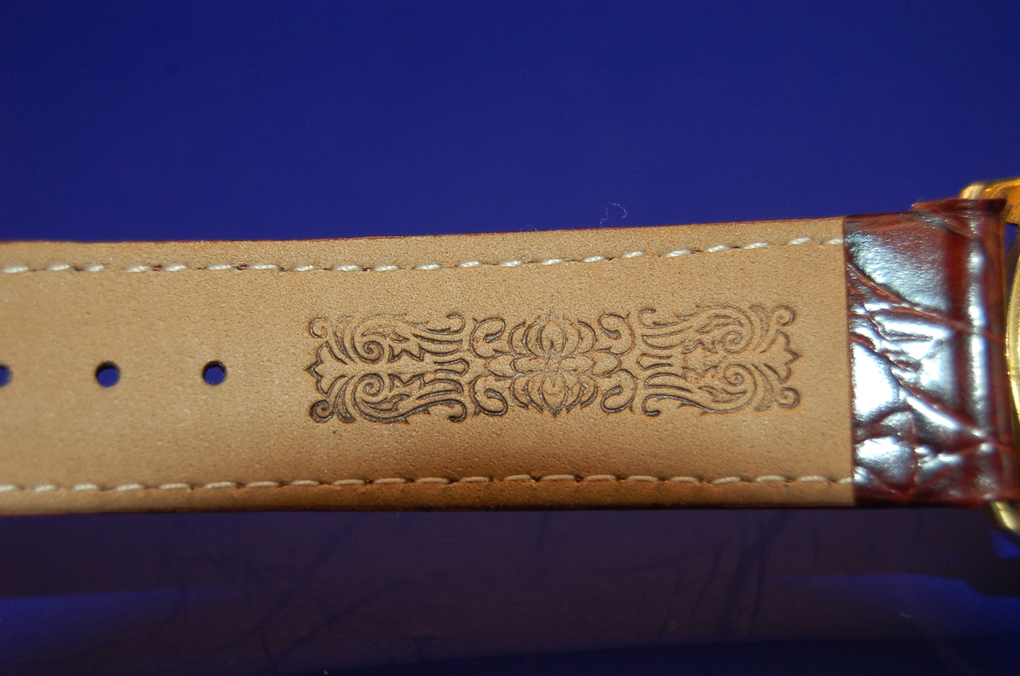 Zenith Automatic Chronometer - Detailansicht Lederarmband