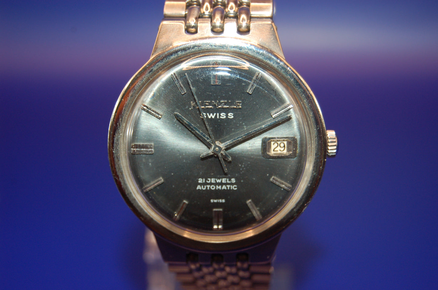 Kienzle Armbanduhr – Automatic, 21 Jewels, Swiss – ETA 2472, 60/70er Jahre – Edelstahl Uhr Juwelier Alen