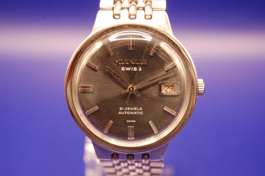 Kienzle Armbanduhr – Automatic, 21 Jewels, Swiss – ETA 2472, 60/70er Jahre – Edelstahl Uhr Juwelier Alen