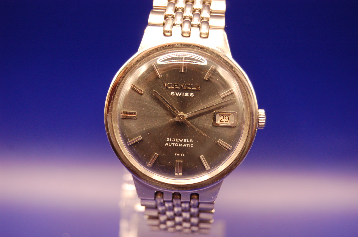 Kienzle Armbanduhr – Automatic, 21 Jewels, Swiss – ETA 2472, 60/70er Jahre – Edelstahl Uhr Juwelier Alen