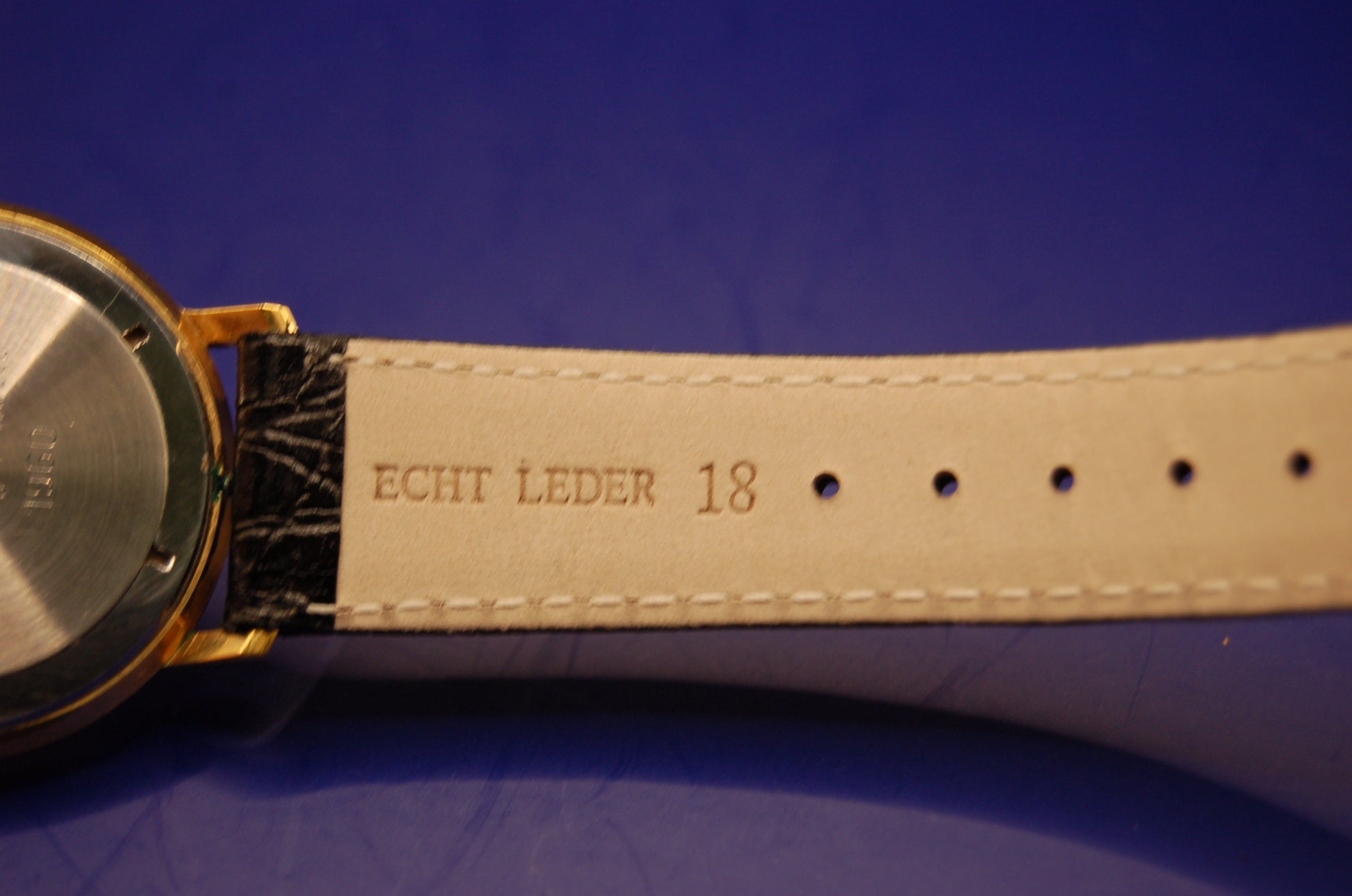 Junghans Meister Automatik - Ansicht Lederarmband