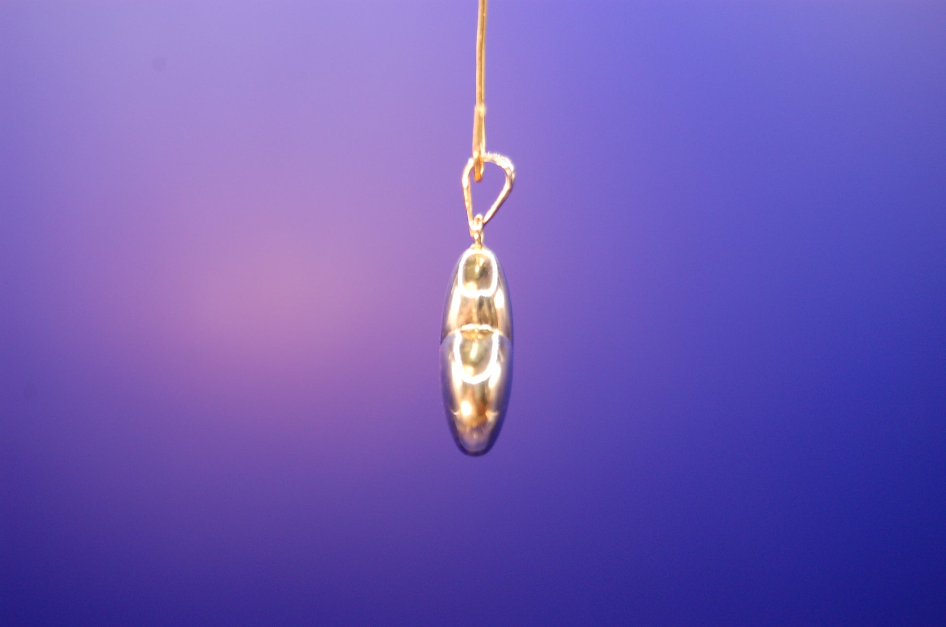 585er Gelbgold Herz-Anhänger - Nahaufnahme des zeitlosen Designs