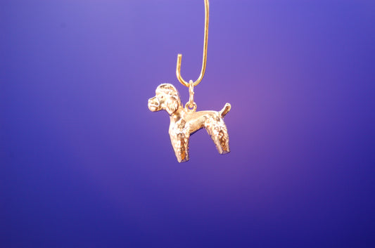 Pudel-Anhänger aus 333er Gelbgold (8 Karat) Anhänger Juwelier Alen