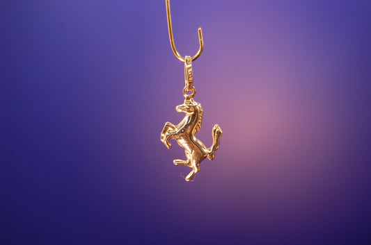 Pferde-Anhänger aus 585er Gelbgold (14 Karat) Anhänger Juwelier Alen