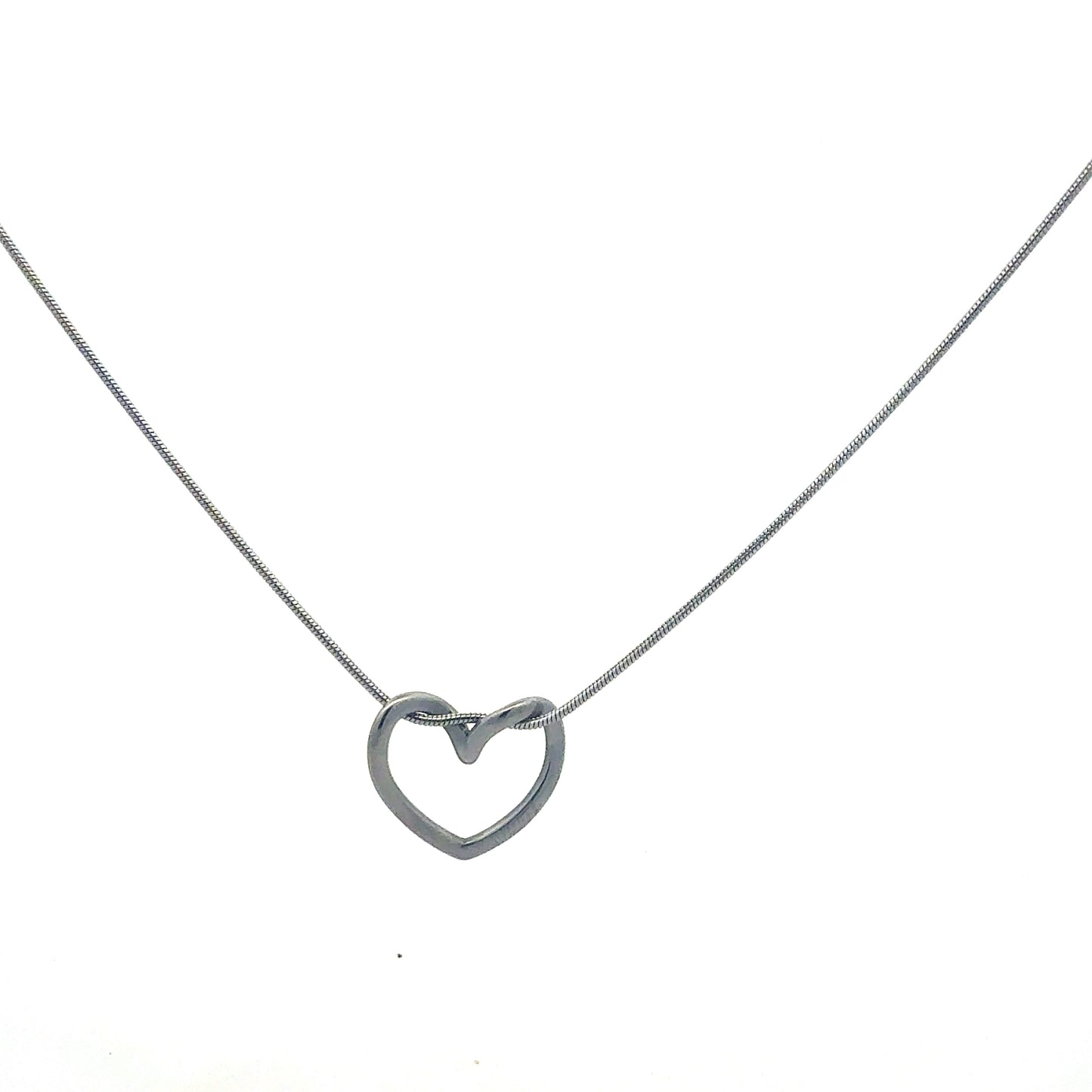 Edelstahl Kette mit Herz-Anhänger