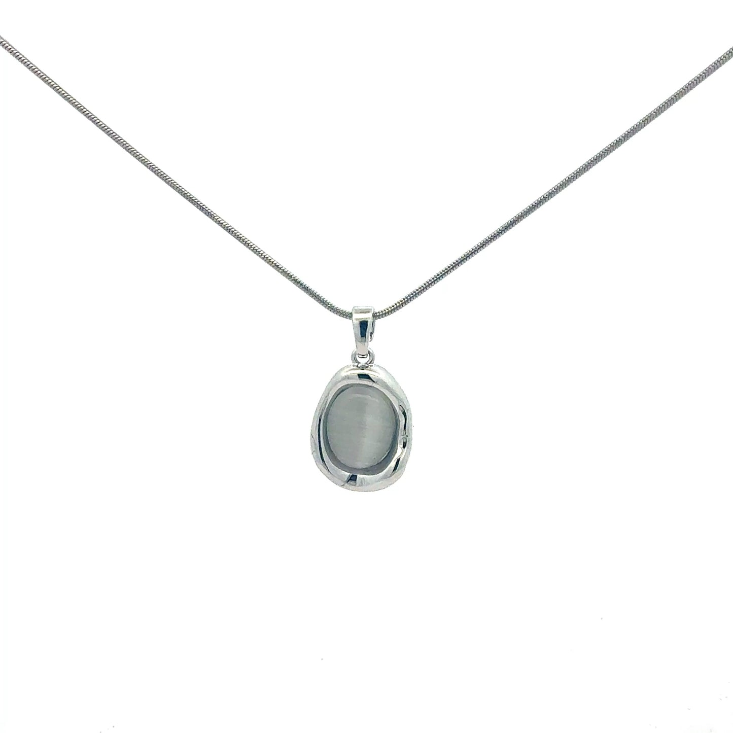 Edelstahl Schlangenkette mit Anhänger