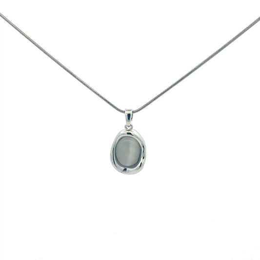 Edelstahl Schlangenkette mit Anhänger