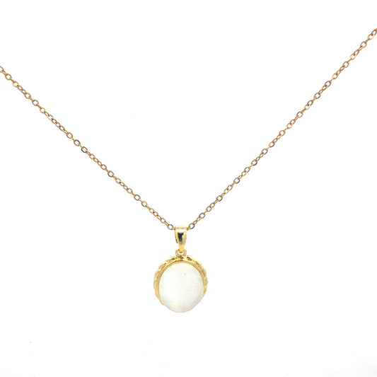 Edelstahl Kette  vergoldet mit Anhänger