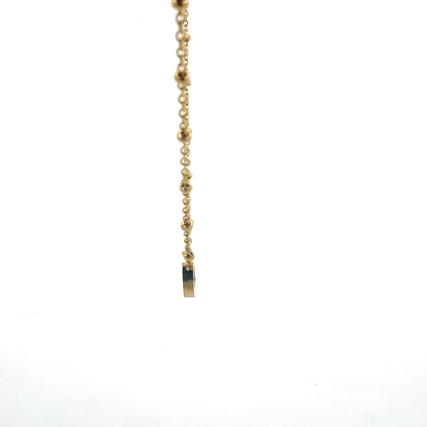 Vergoldete Kette mit Zirkonia-Tropfen