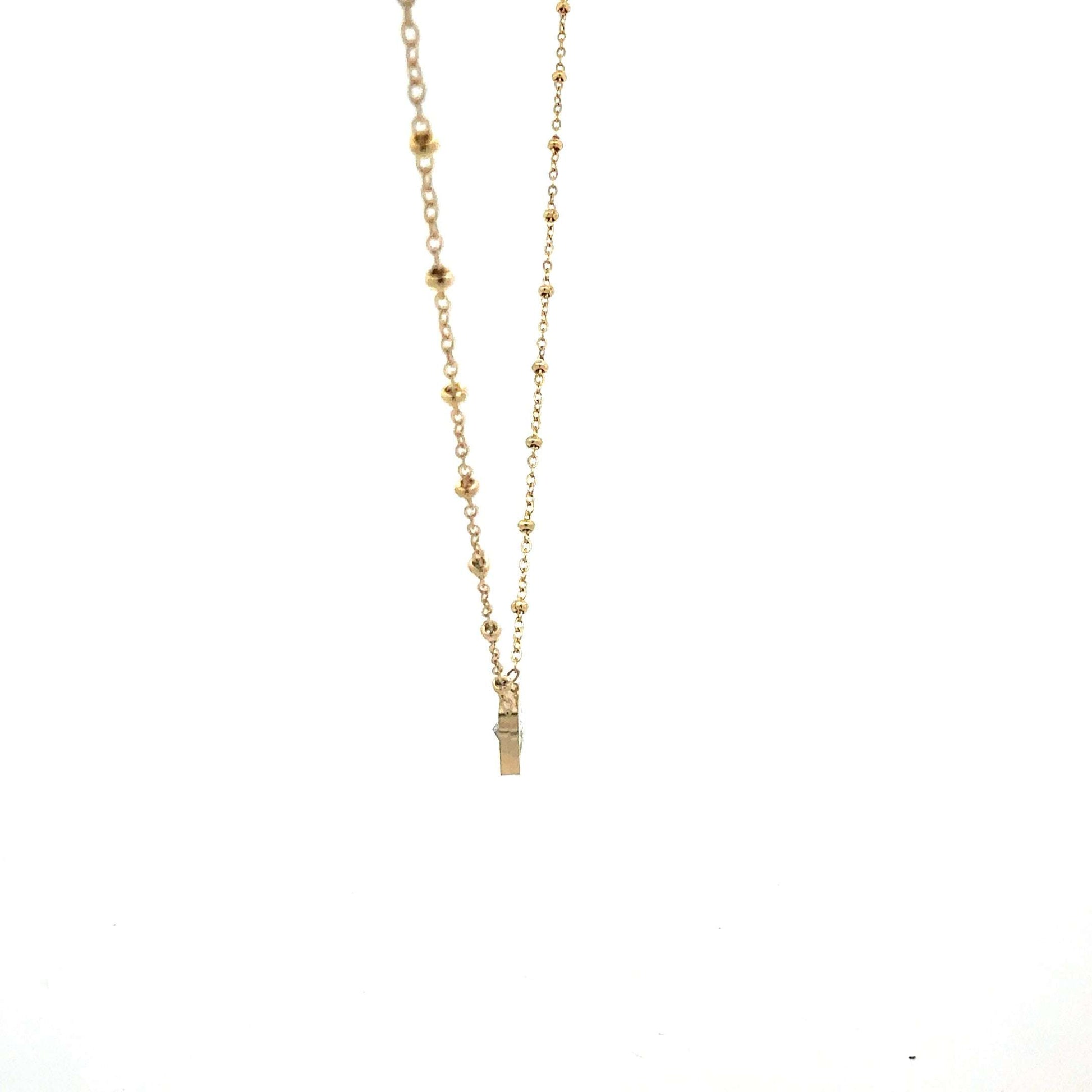 Edelstahlkette vergoldet mit Zirkonia – Juwelier Alen