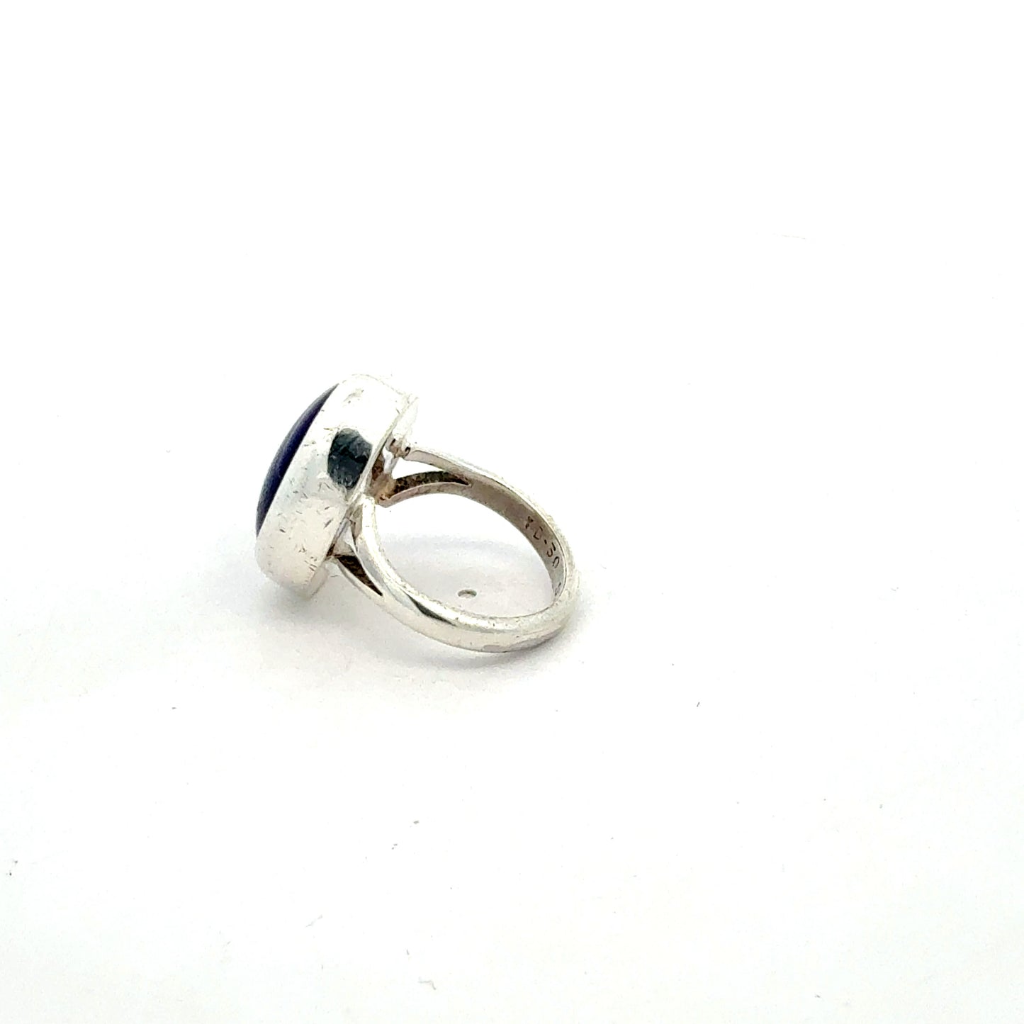 Silberring 925 mit blauem Stein