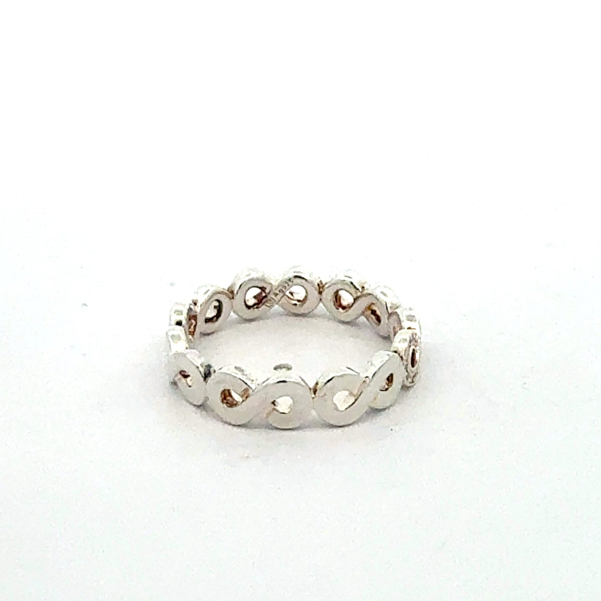 Silberring 925 Infinity Design Größe 54 - Ansicht