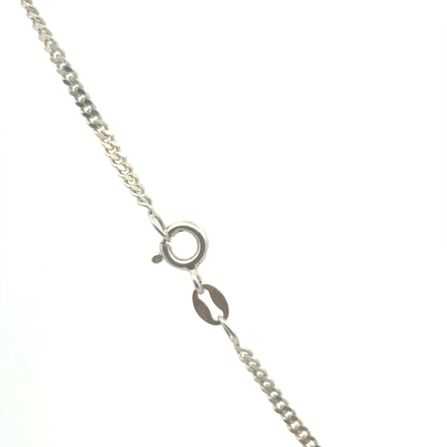 Stier-Anhänger Silberkette 42 cm Taurus - Nahaufnahme