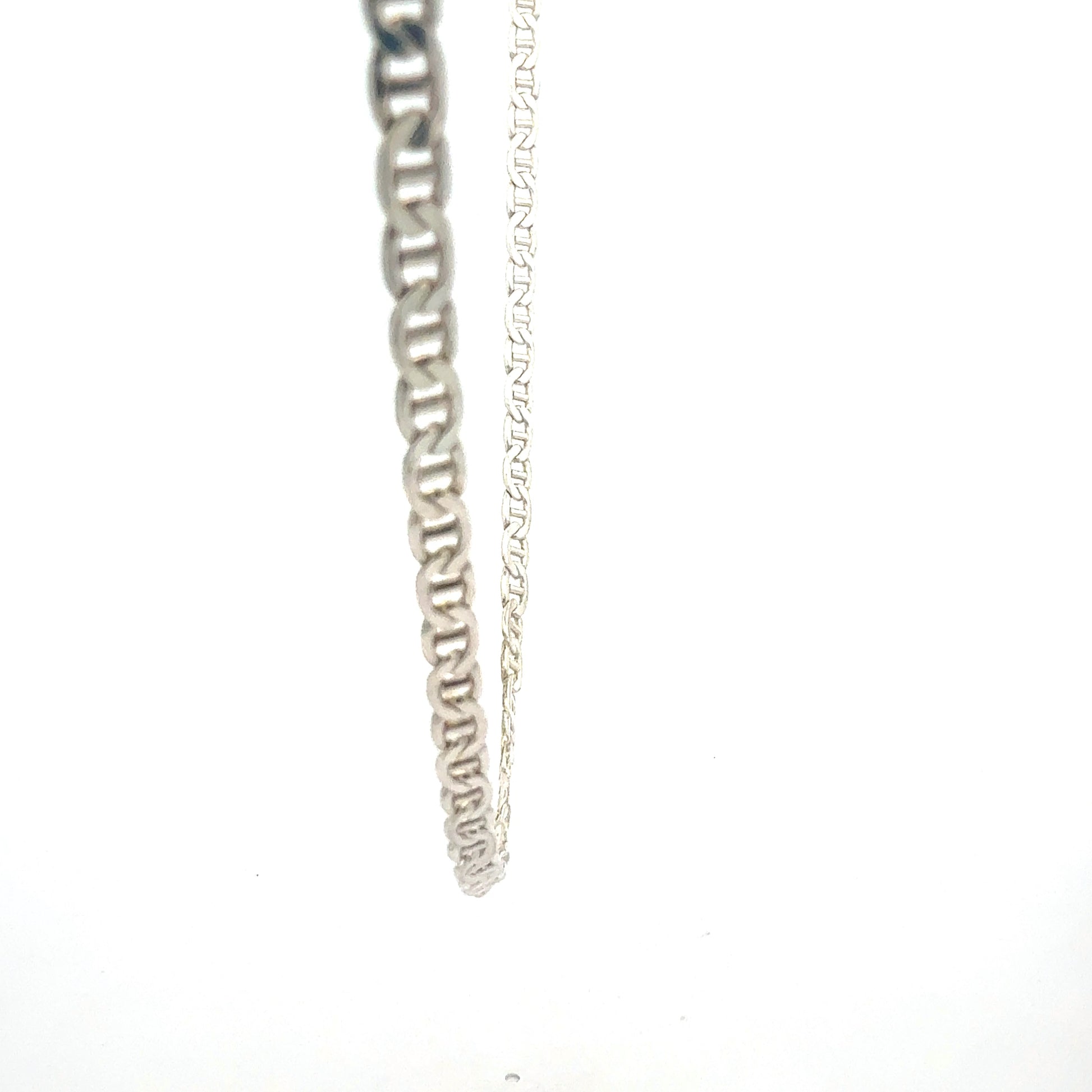 Silberkette 925 Damen Herren - Seitenansicht