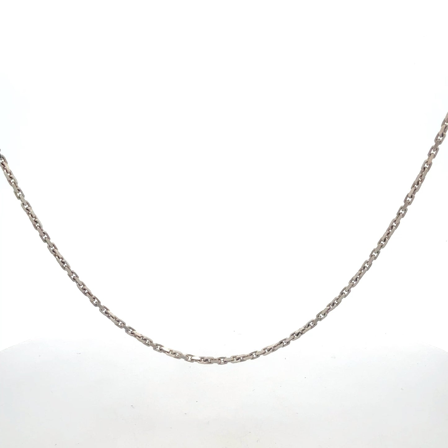 Schlichte Silberkette 925 Sterling 50 cm