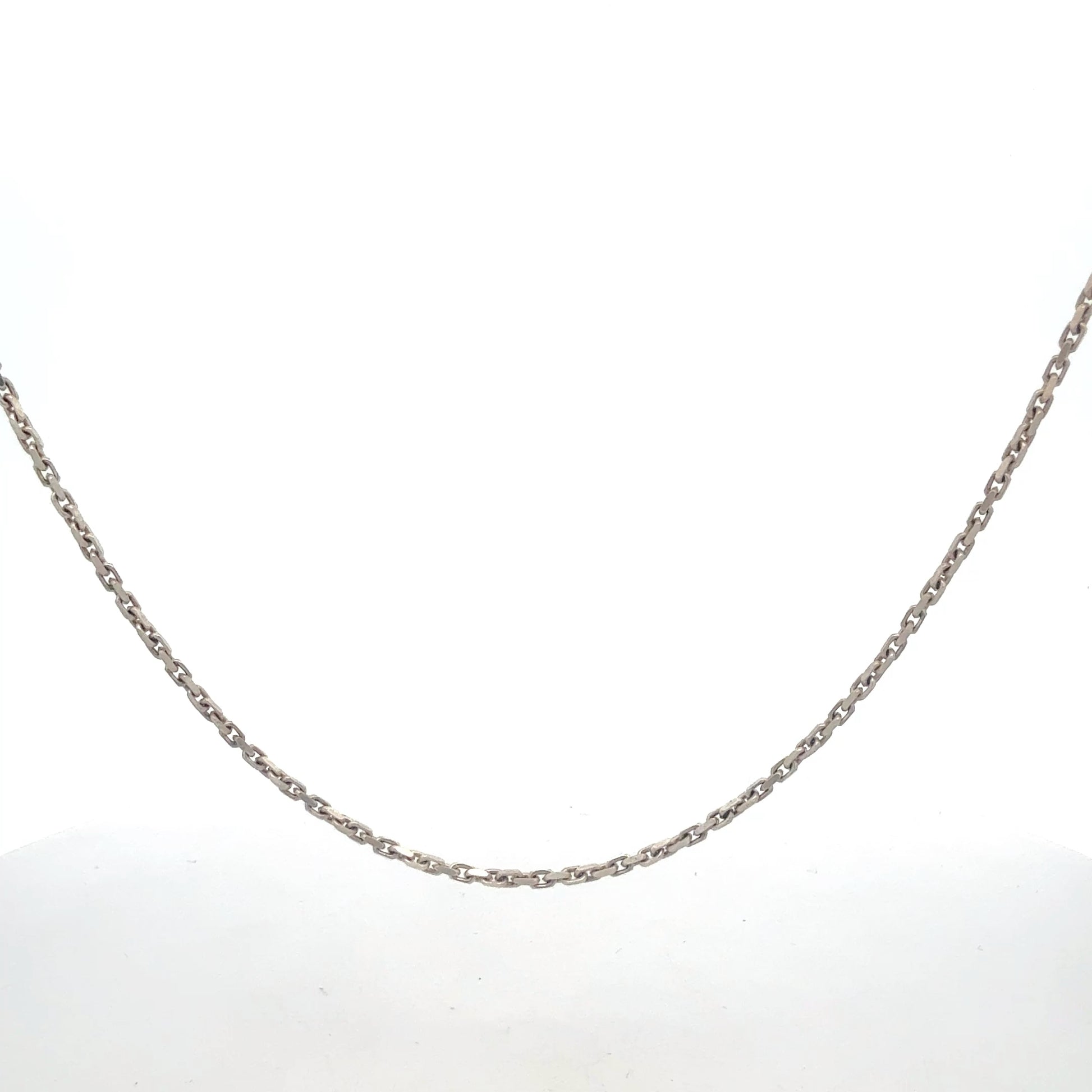 Schlichte Silberkette 925 Sterling 50 cm