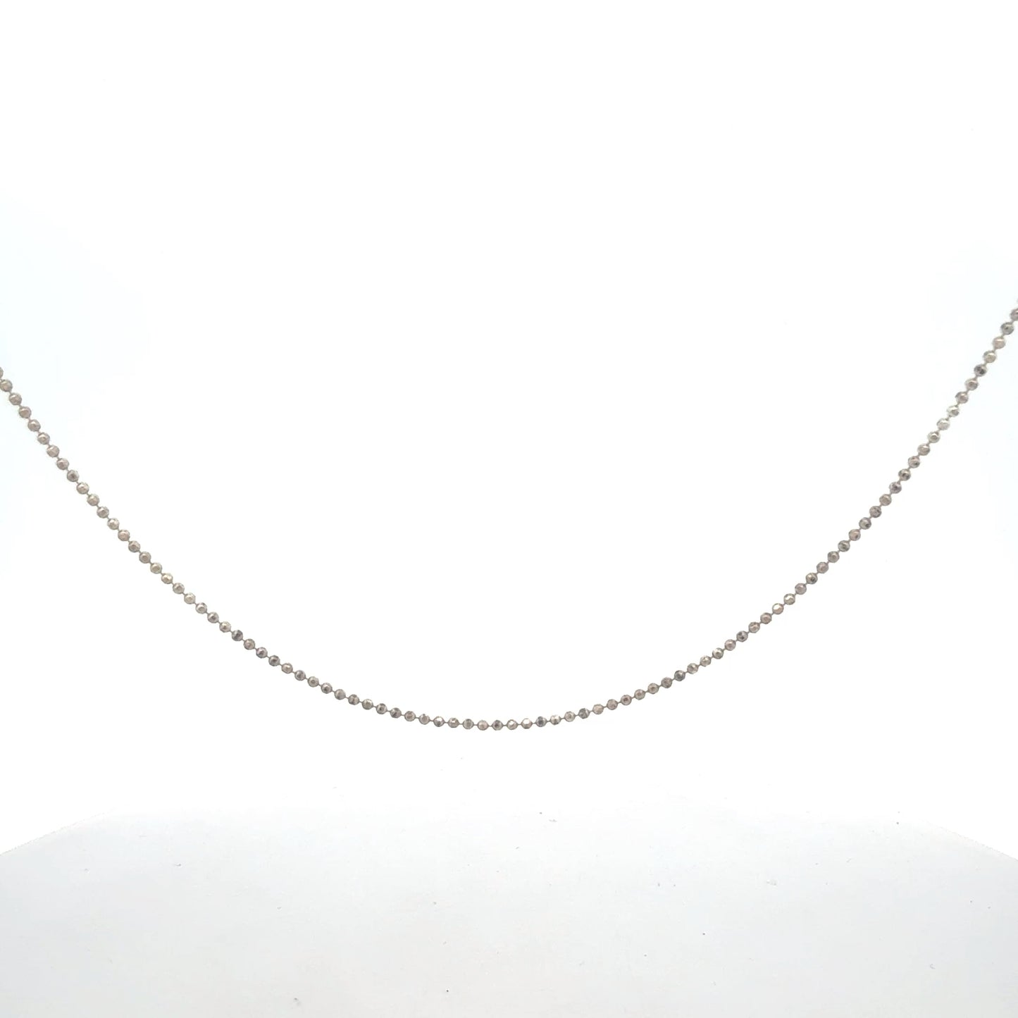 Schlichte Silberkette 925 Sterling – Detailansicht