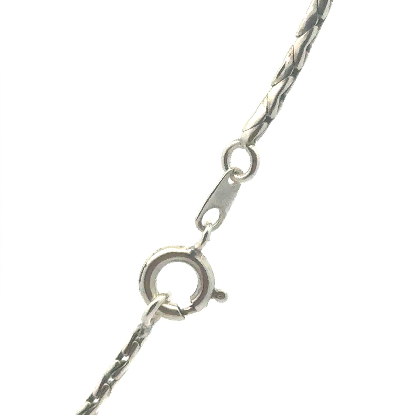 925er Silber Kreuz Anhänger – Öse