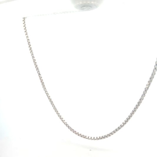 Silberkette 925 extra lang 120 cm – Frontansicht zweifach getragen