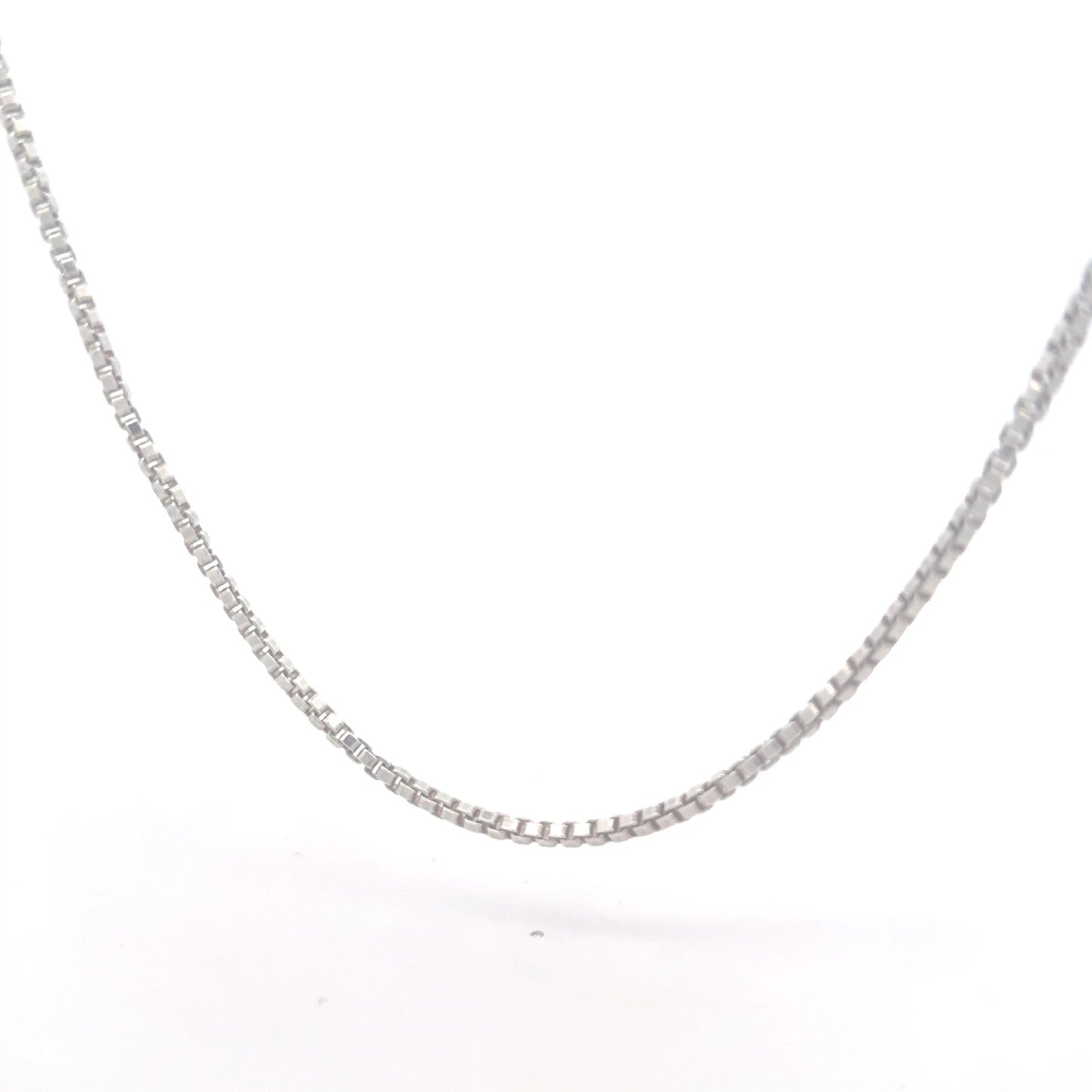 925 Sterlingsilber Kette 120 cm – Detailansicht der Glieder