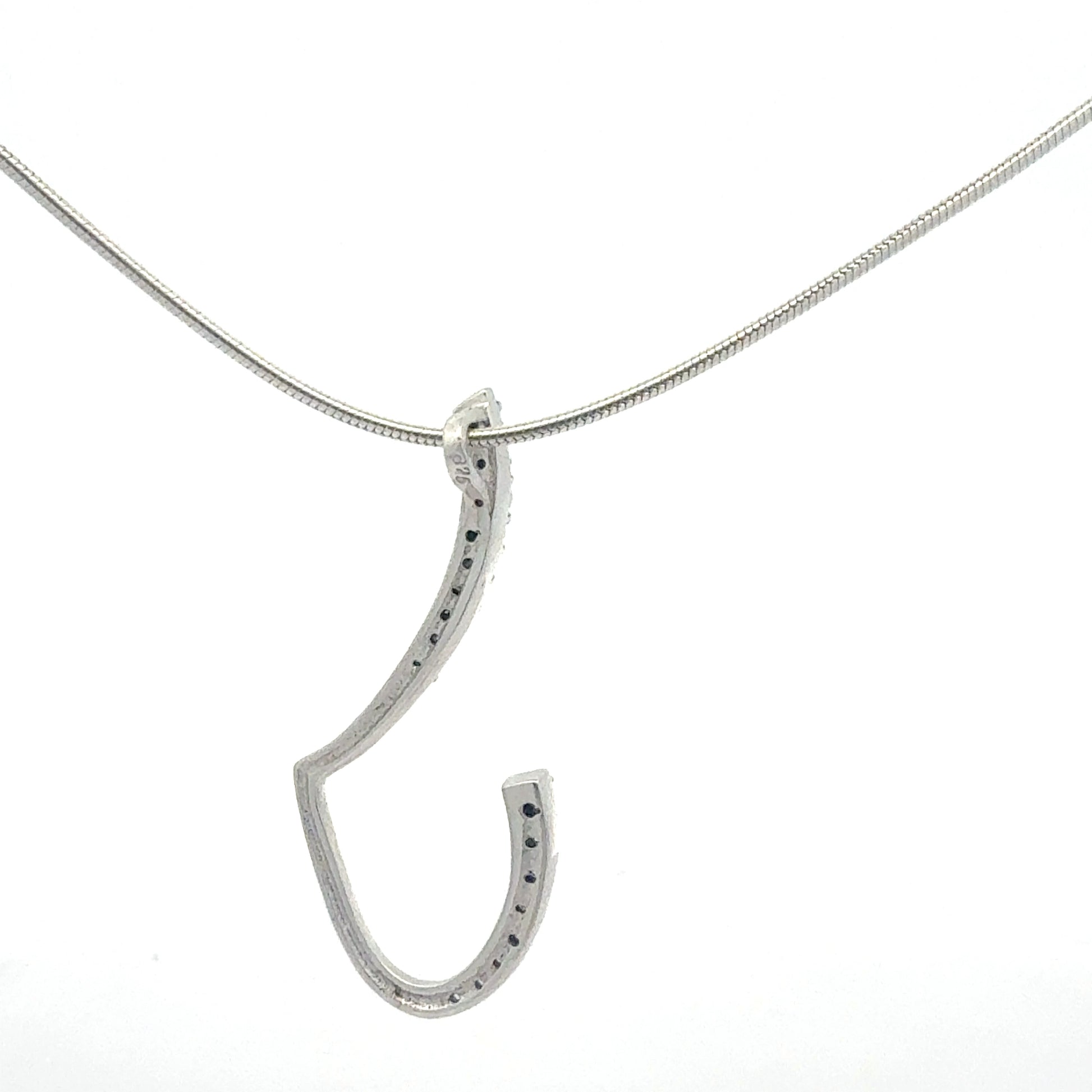 Sterling Silber Kette Zirkonia 7,34g - Detailaufnahme