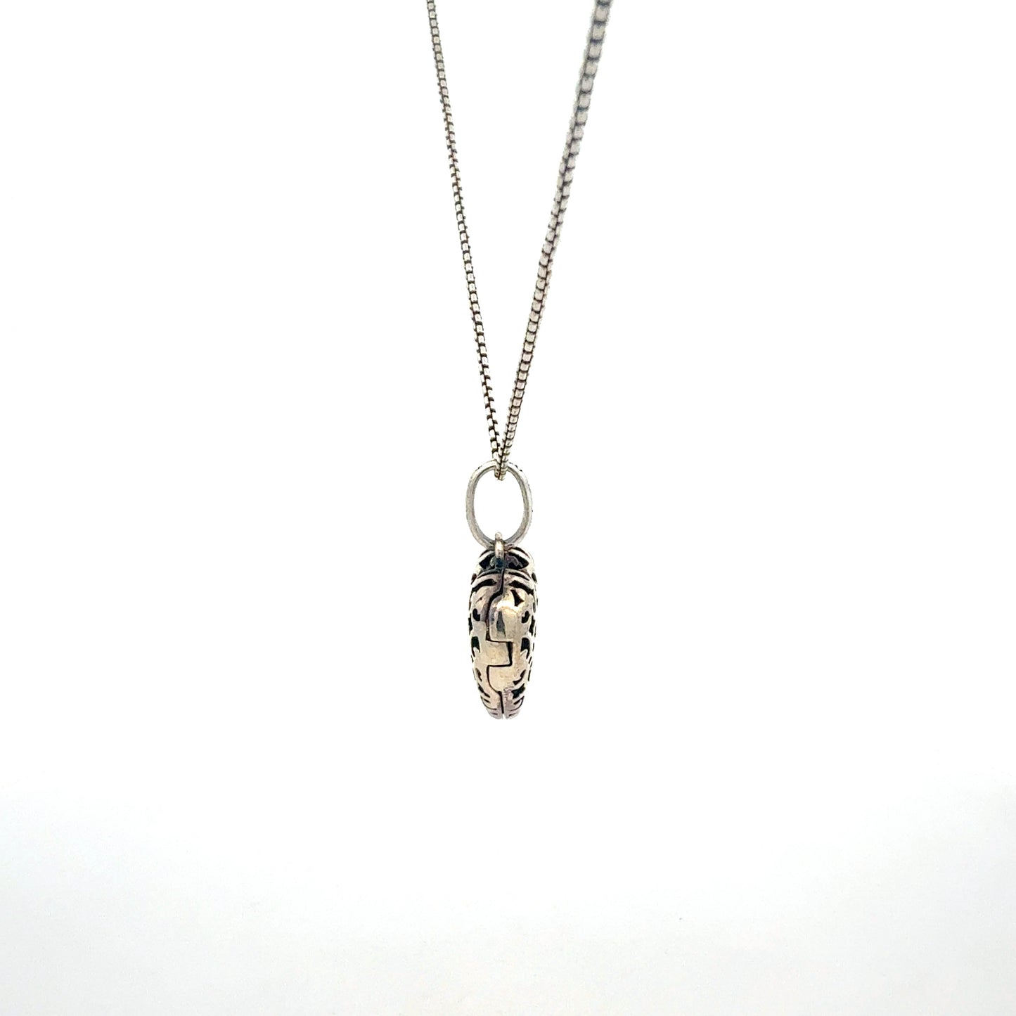 Sterling Silber Herzkette elegant - Produktfoto