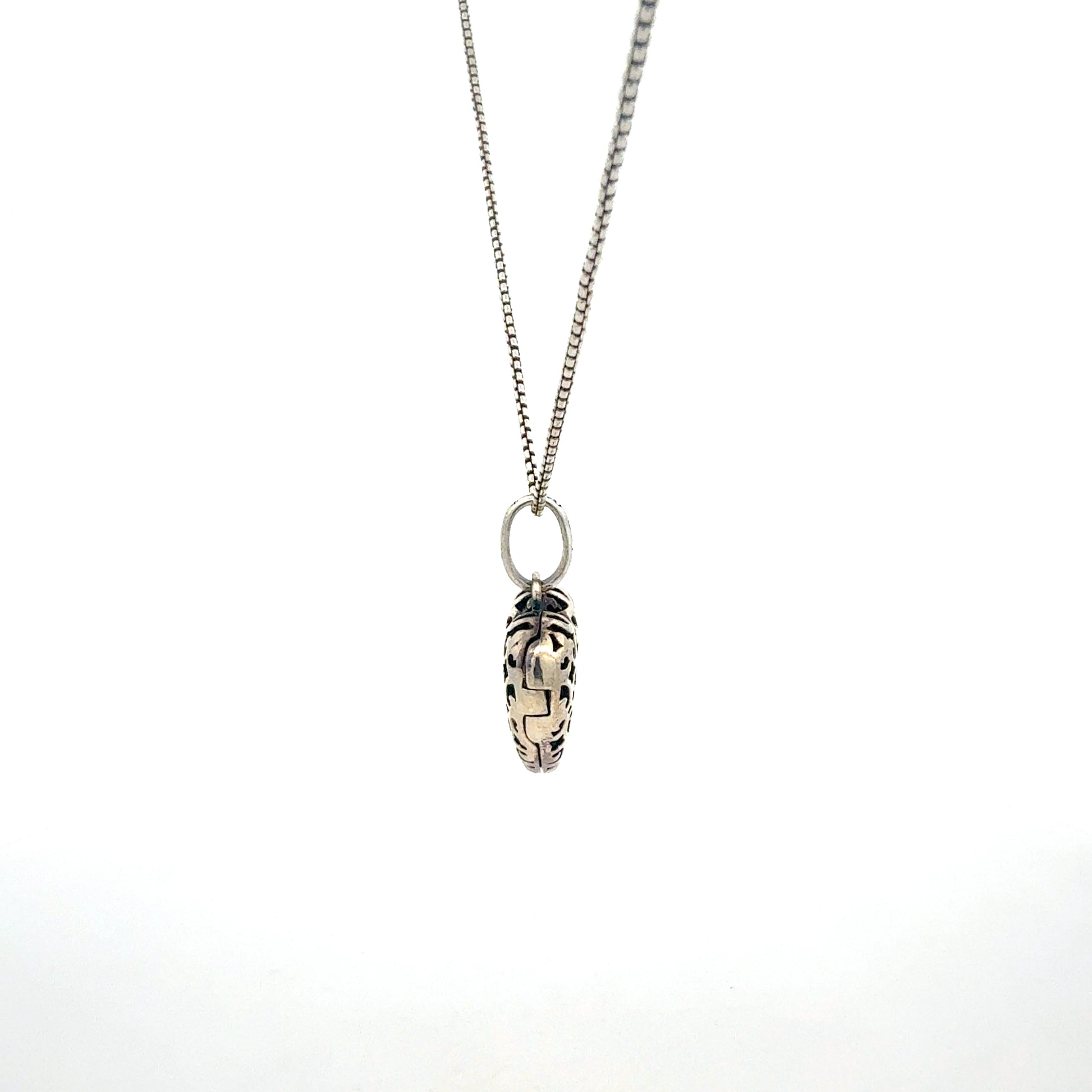 Sterling Silber Herzkette elegant - Produktfoto