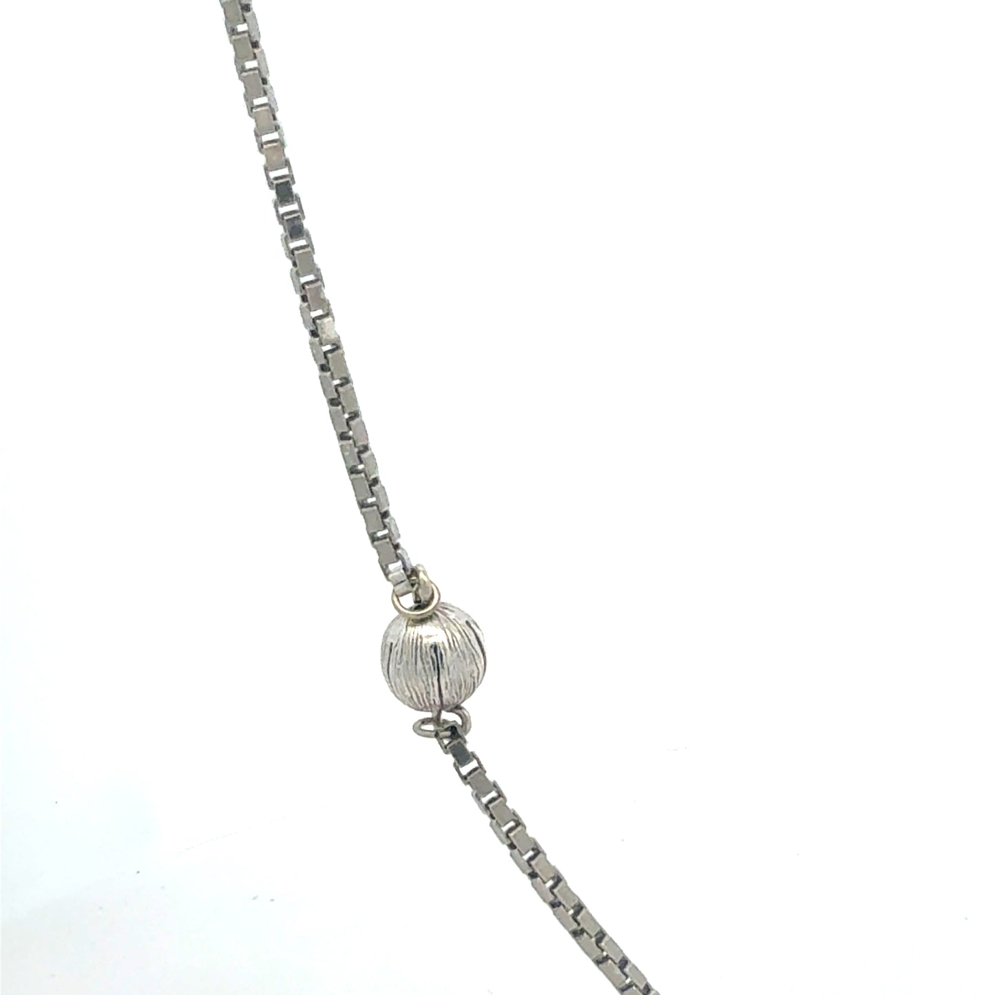 Sterling Silber Kugelkette 16,80g - Detailaufnahme