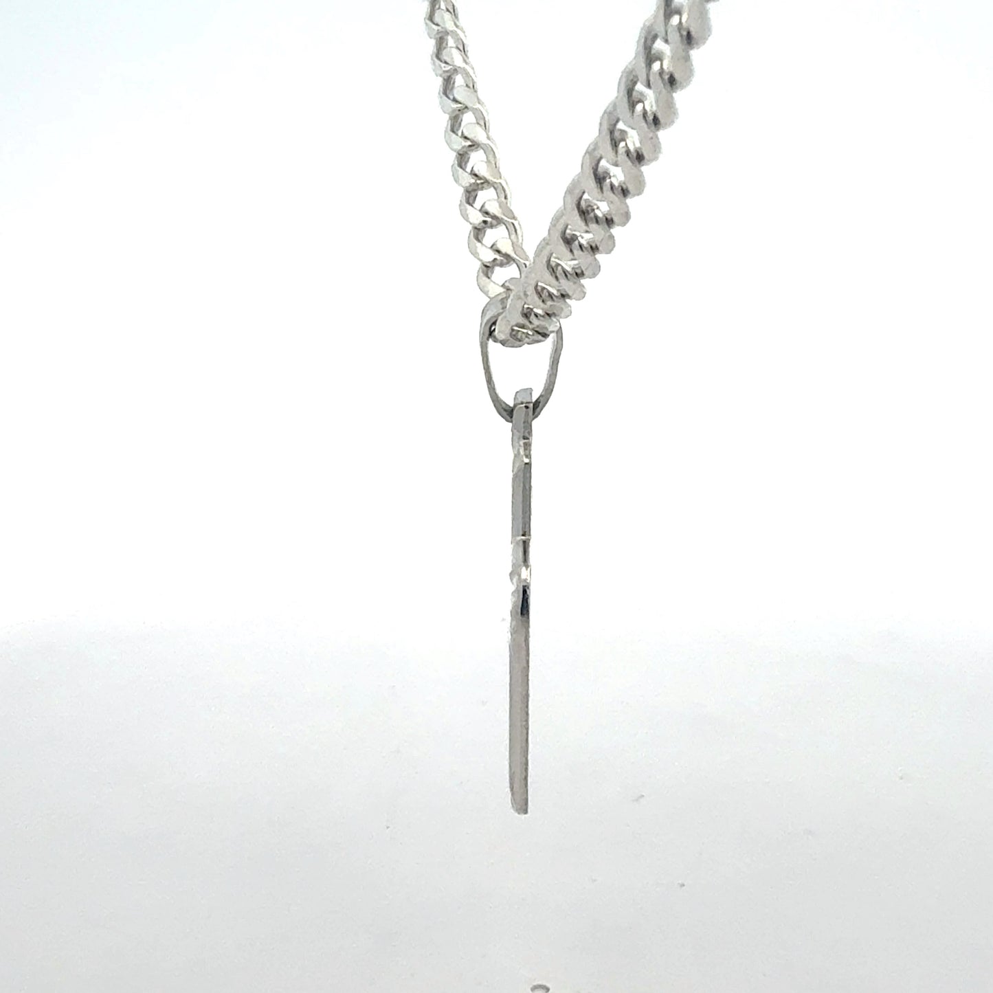 Silberkette 925 Kreuz hochwertig - Ansicht