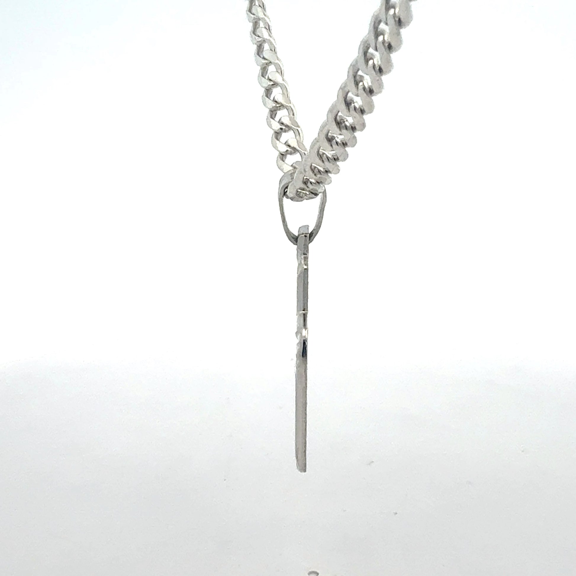 Silberkette 925 Kreuz hochwertig - Ansicht