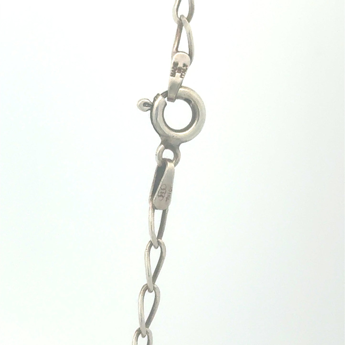 Vintage Dollar-Münze Silberkette – Kettenglieder Detail