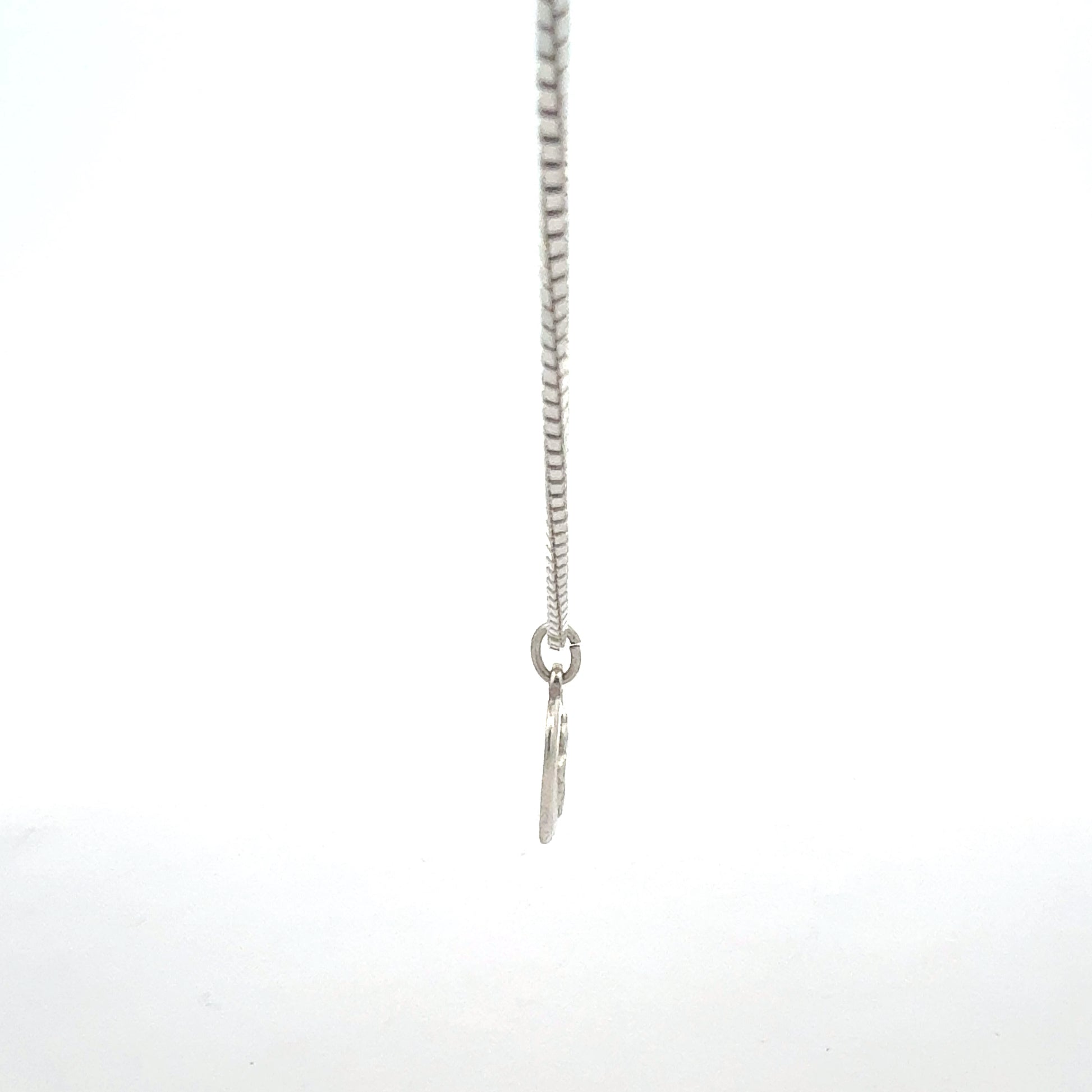 Silberkette 925 Herz grüner Stein 5,23g - Produktfoto