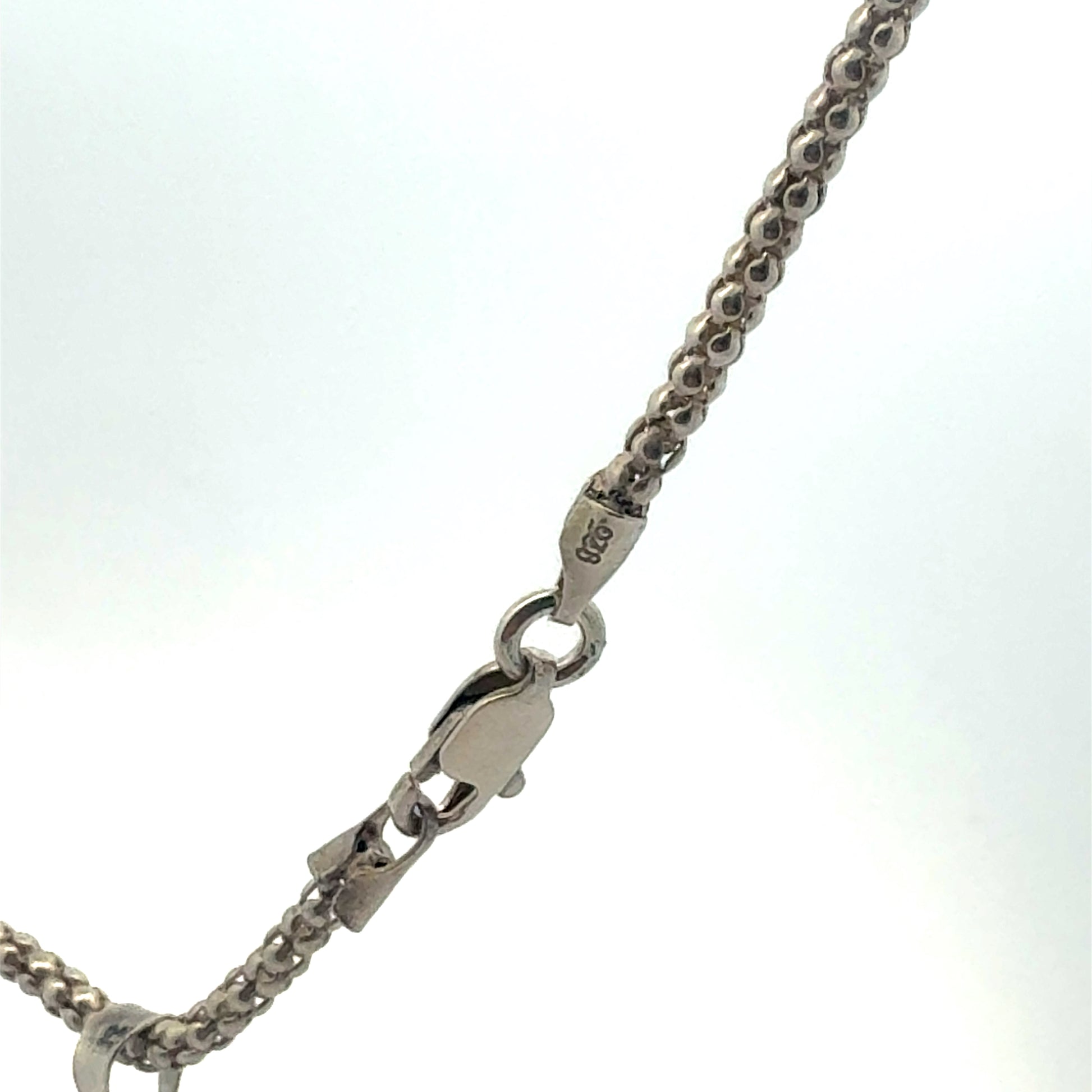 925 Sterling Silber Kette mit Allah Anhänger - Detailansicht