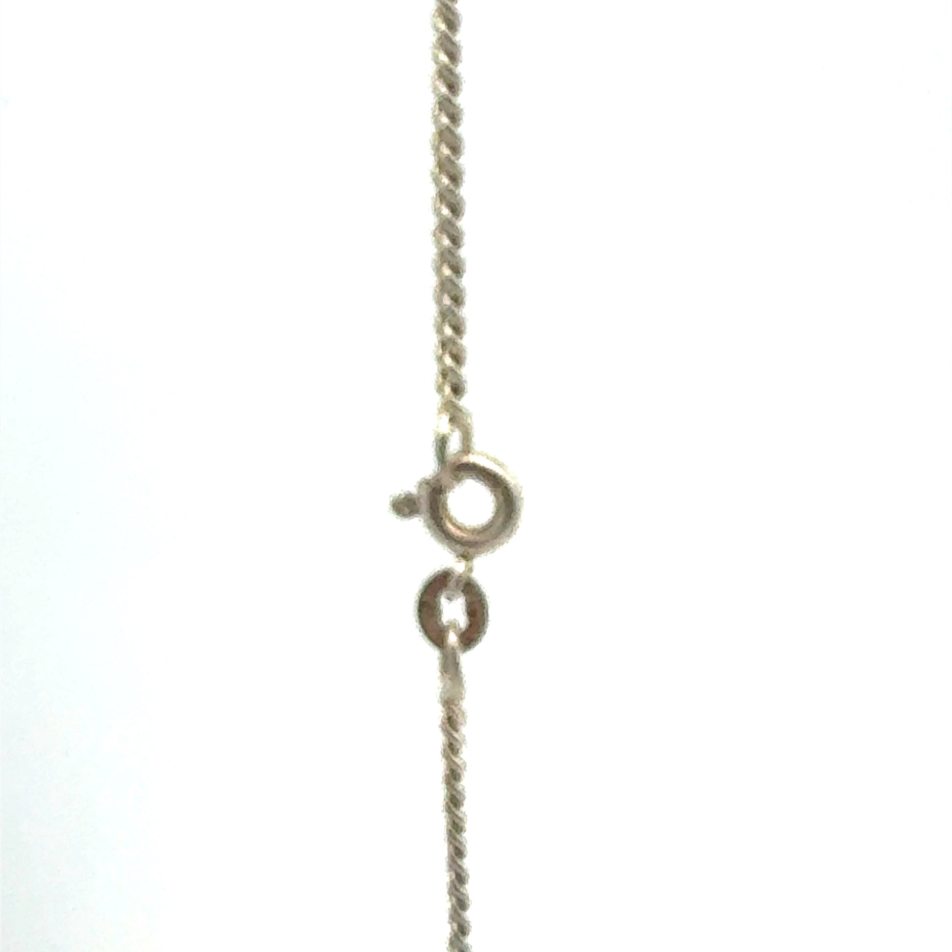 Silberkette mit Phaistos Scheibe - Seitenansicht