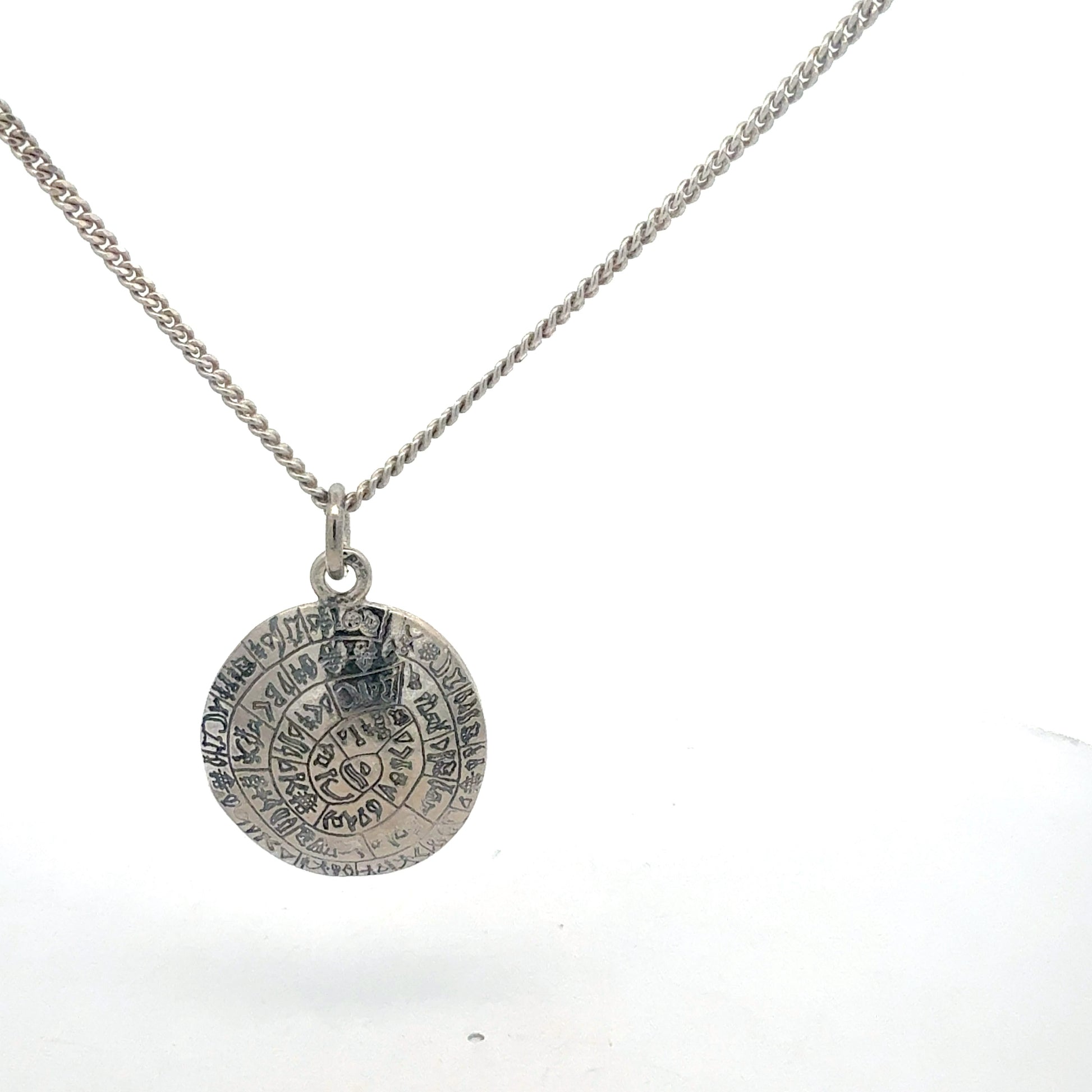 Phaistos Silberkette 60 cm - Gesamtansicht