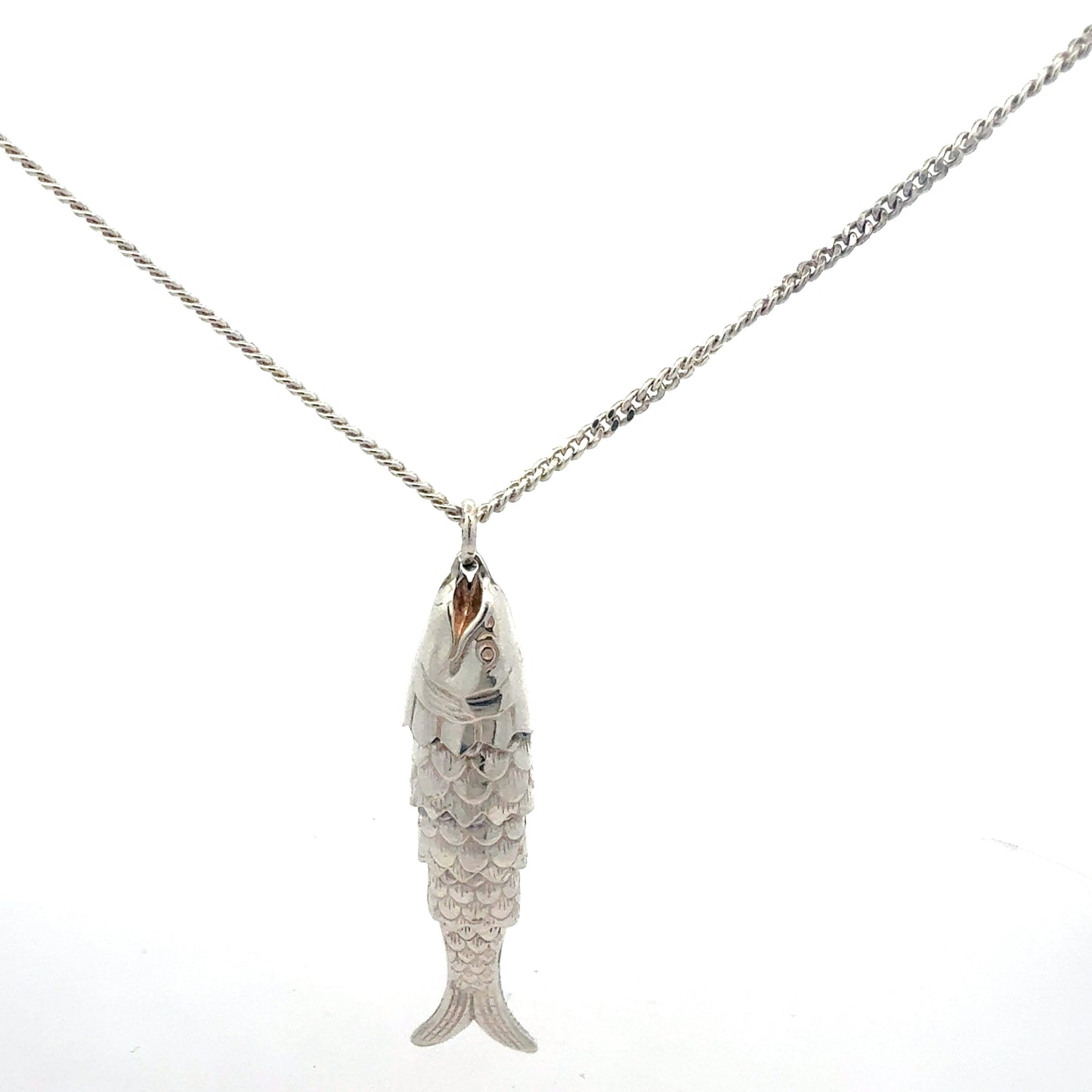 Silberkette 45 cm mit maritimem Anhänger