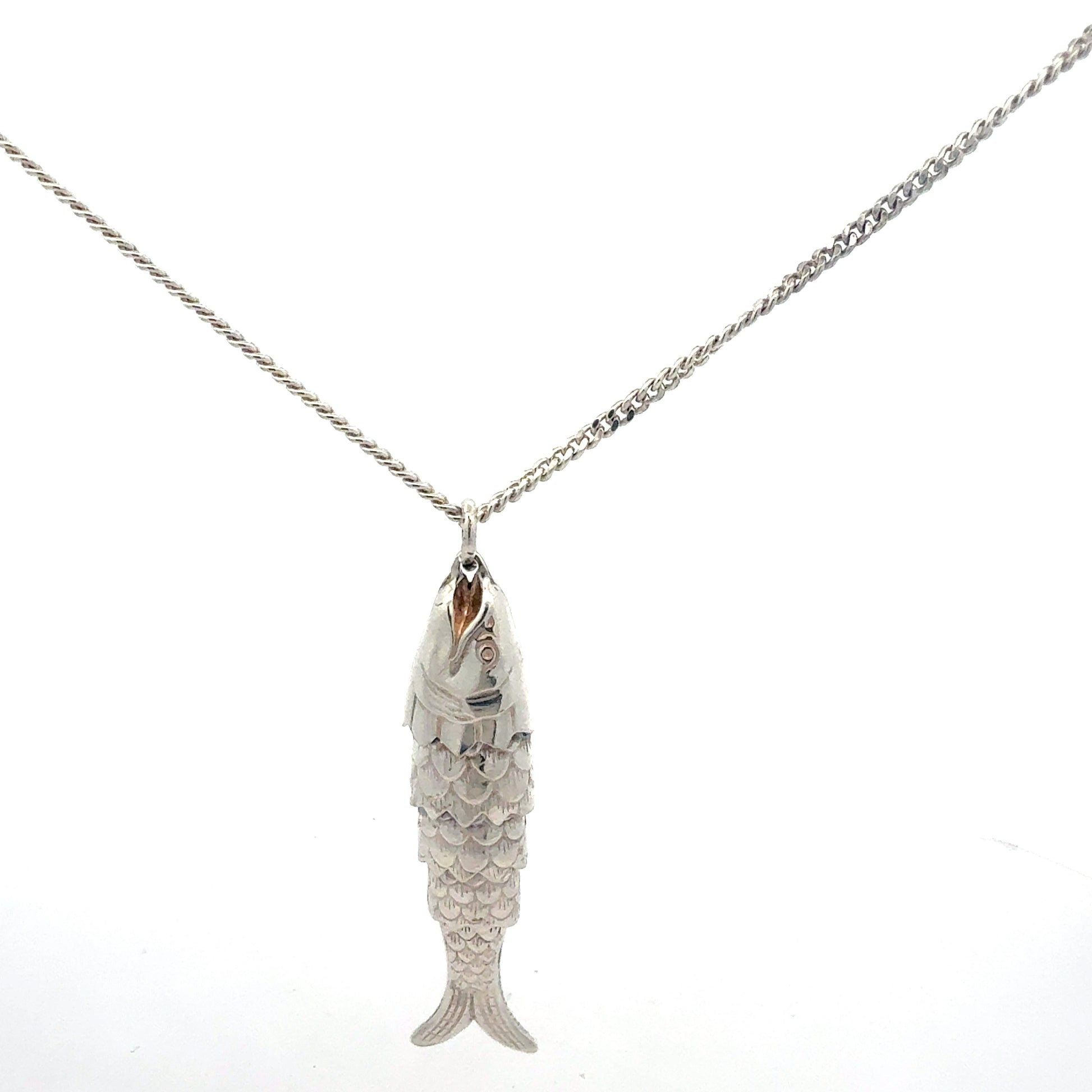 Silberkette 45 cm mit maritimem Anhänger