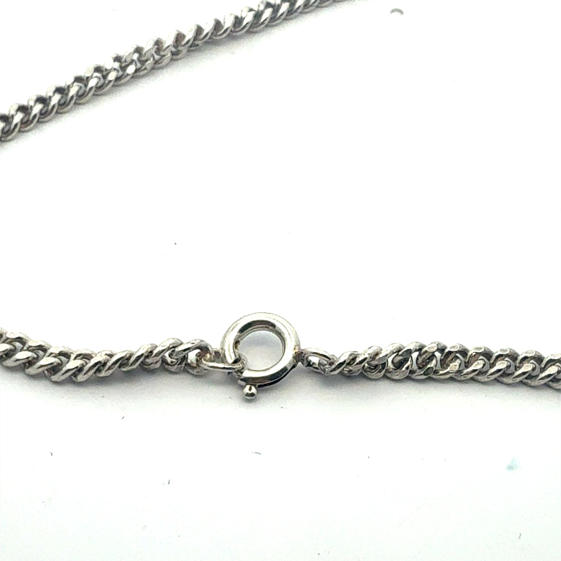 925 Sterling Silber Kette mit Verschluß Detailansicht