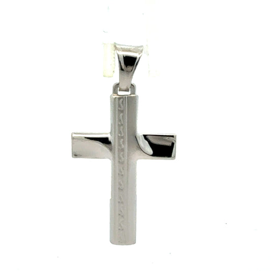 Kreuz Anhänger Silber 925 – Vorderansicht, 2,87g