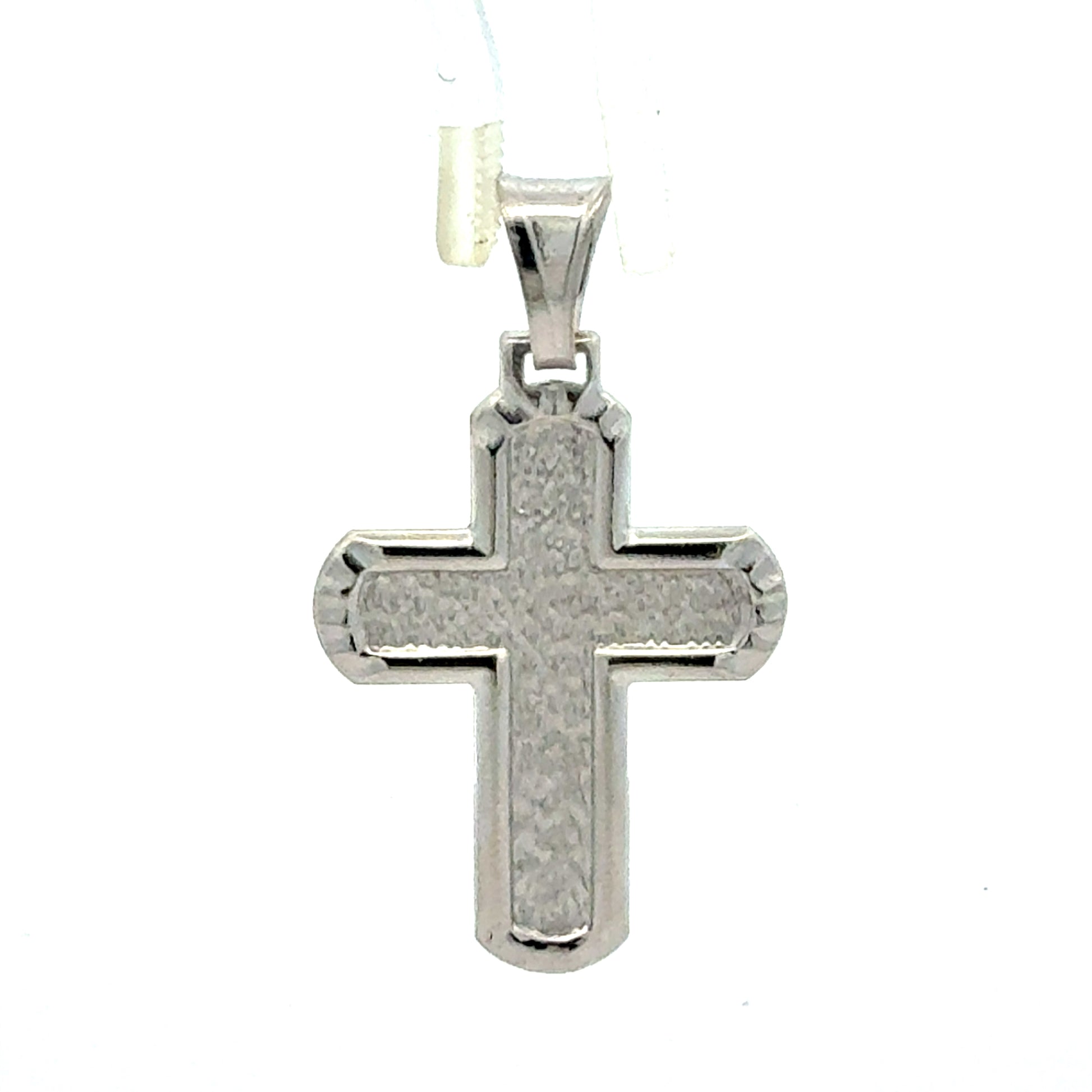 Silber Kreuz Anhänger 925 Sterling, 3,73 g, Vorderansicht
