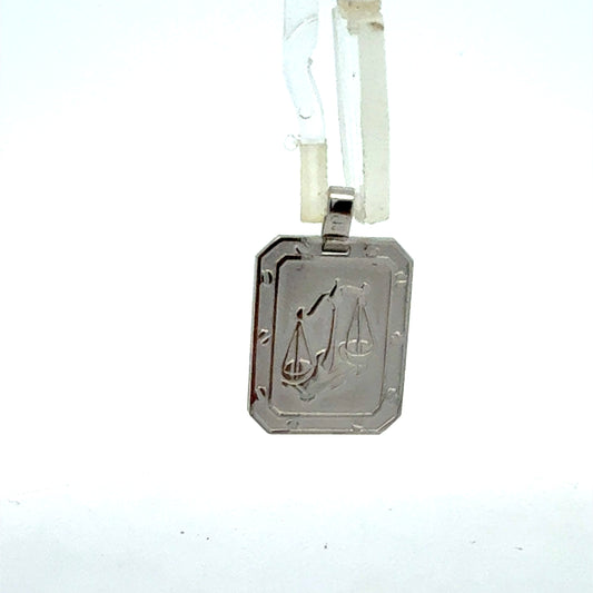 Silberanhänger 925 Sternzeichen Stier & Waage - Astrologischer Schmuck 3,38g Anhänger Juwelier Alen