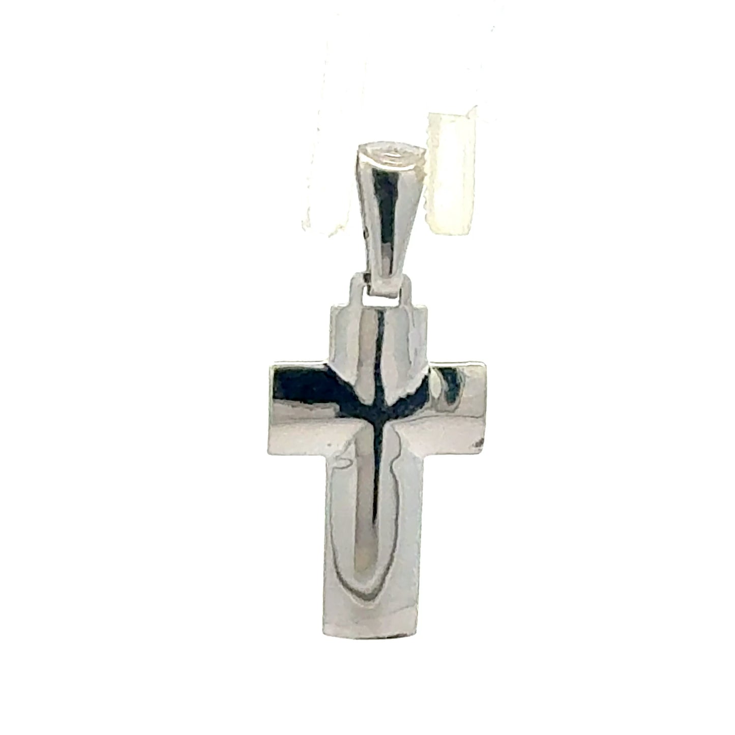 Kreuz Anhänger Silber 925 Vorderansicht – Religiöser Schmuck