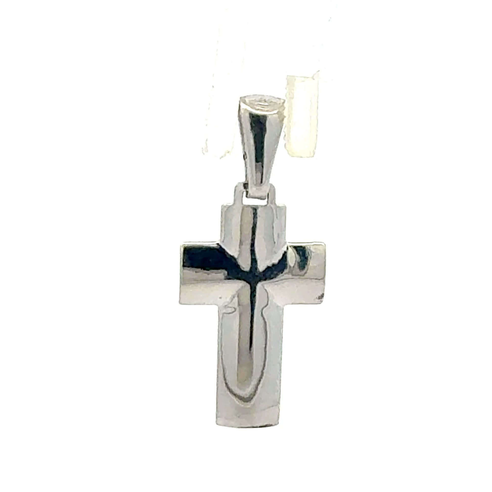 Kreuz Anhänger Silber 925 Vorderansicht – Religiöser Schmuck