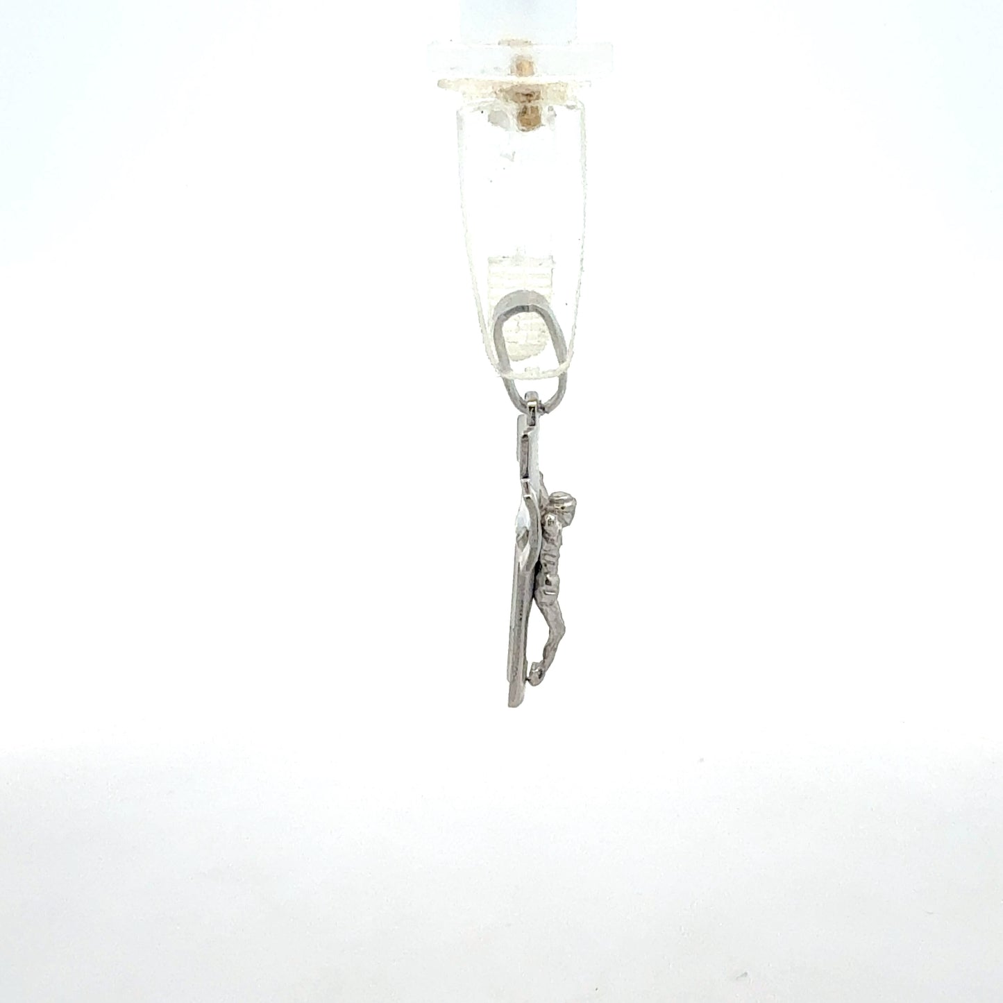 Kreuzanhänger 925 Silber von der Seite