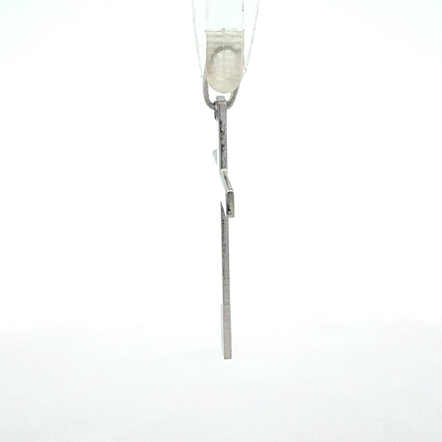 Kreuz Anhänger Seitenansicht – leichtes Design mit 1,82g Gewicht